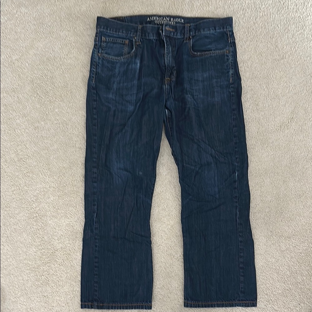 American Eagle Outfitters Blue Bootcut Jeans Timeless Fit